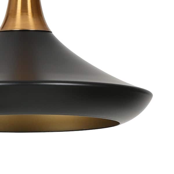 LNC Small Modern Black Brass Kitchen Island Pendant Lighting