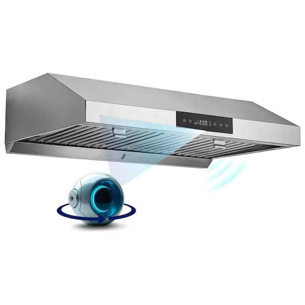 HausOne UC-PS19SS 36 in. Under Cabinet Range Hood, 860 CFM, HauSmart Auto Tech, Stainless Steel