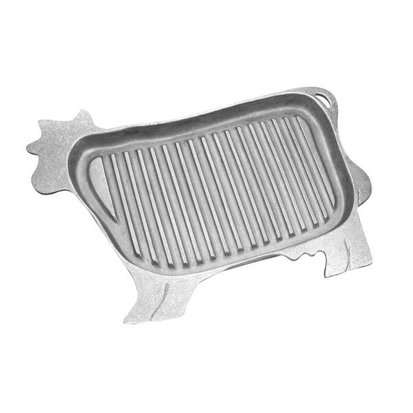 Wilton Armetale 16.5 in. x 11.25 in. Gourmet Grillware Cow Griller