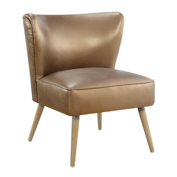 OSP Home Furnishings Amity Sizzle Copper Fabric Side Chair