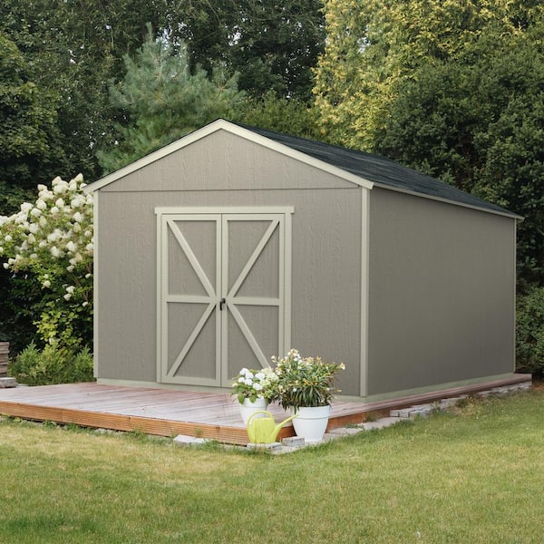 Handy Home Products Do-it Yourself Astoria 12 ft. x 24 ft. Outdoor Wood Storage Shed with Smartside and Floor system Included (288 sq. ft.)