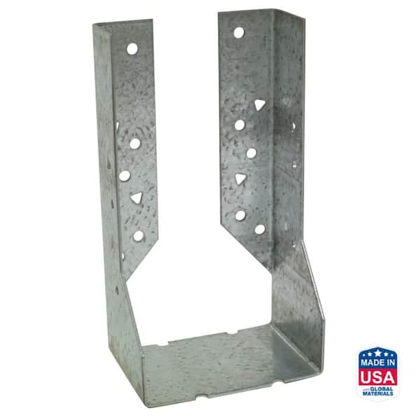 Simpson Strong-Tie HUC Galvanized Face-Mount Concealed-Flange Joist Hanger for 4x8 Nominal Lumber