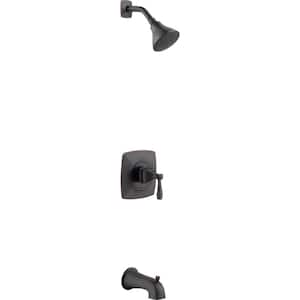 Milner Single-Handle 1-Spray Tub and Shower Faucet in Bronze