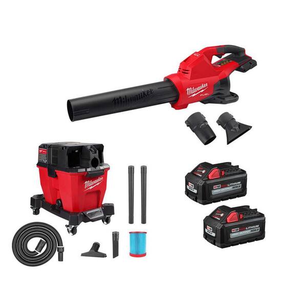 Milwaukee blower best sale and vacuum