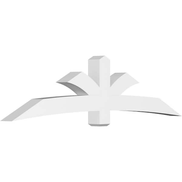Ekena Millwork Davenport 96 in. W x 24 in. H x 6 in. D Signature Polyurethane Bracket