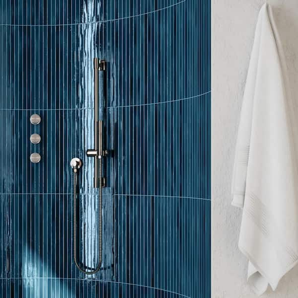Ivy Hill Tile Vistaio Sapphire Blue 5.27 in. x 17.71 in