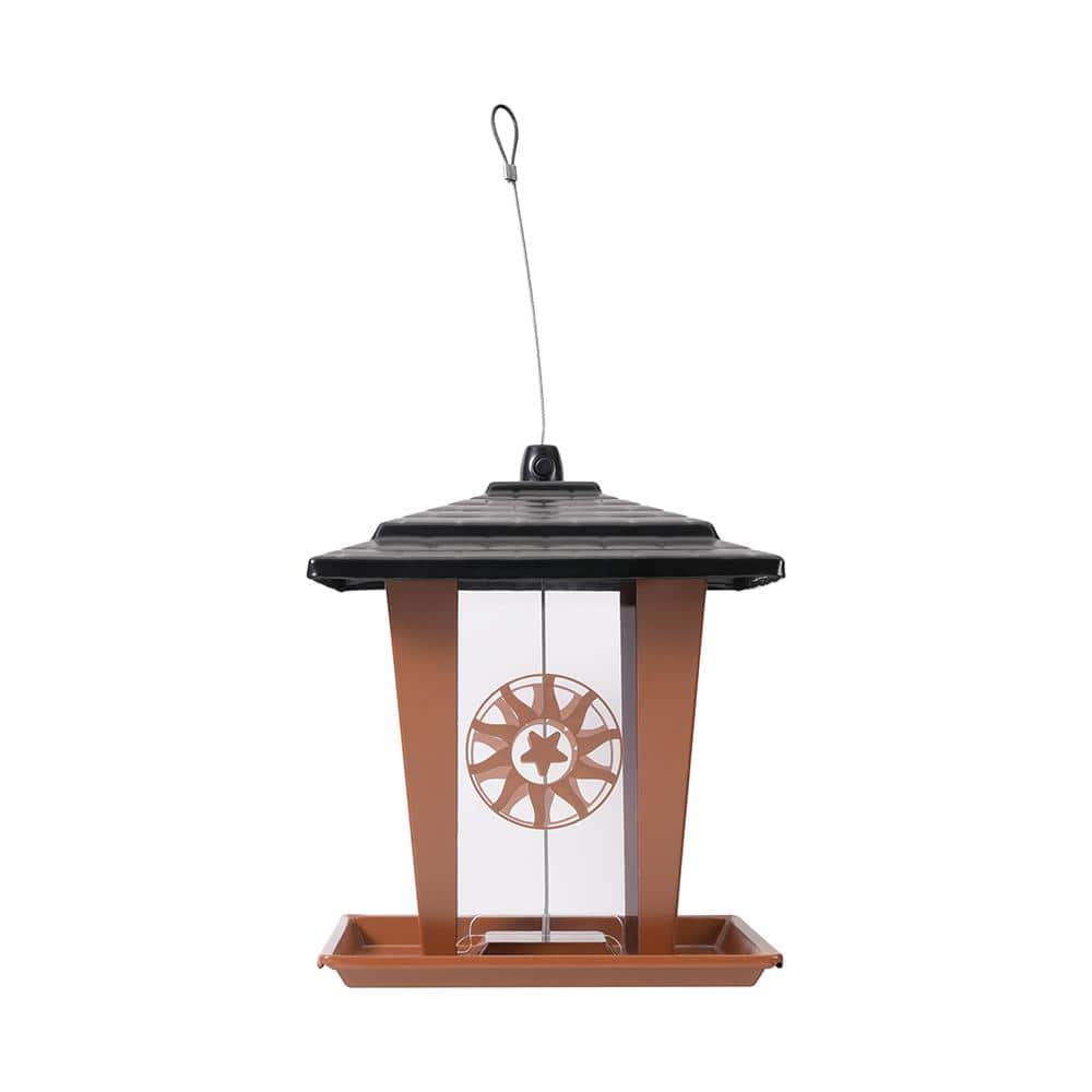 Perky-Pet Sun and Star Lantern Rust-Resistant Durable Easy-to-Fill Hanging Bird Feeder - 3.5 lb. Capacity 370 - The Home Depot