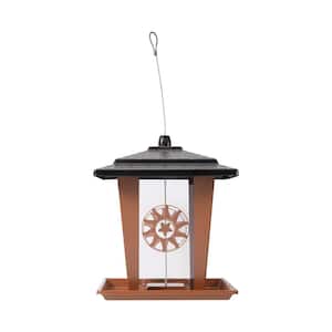 Sun and Star Lantern Rust-Resistant Durable Easy-to-Fill Hanging Bird Feeder - 3.5 lb. Capacity