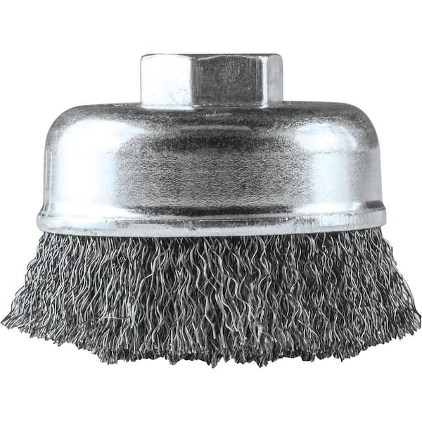 3 Crimped Wire Cup Brush - Sparky Abrasives