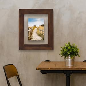 5 in. x 7 in. Stonewash Brown Picture Frame