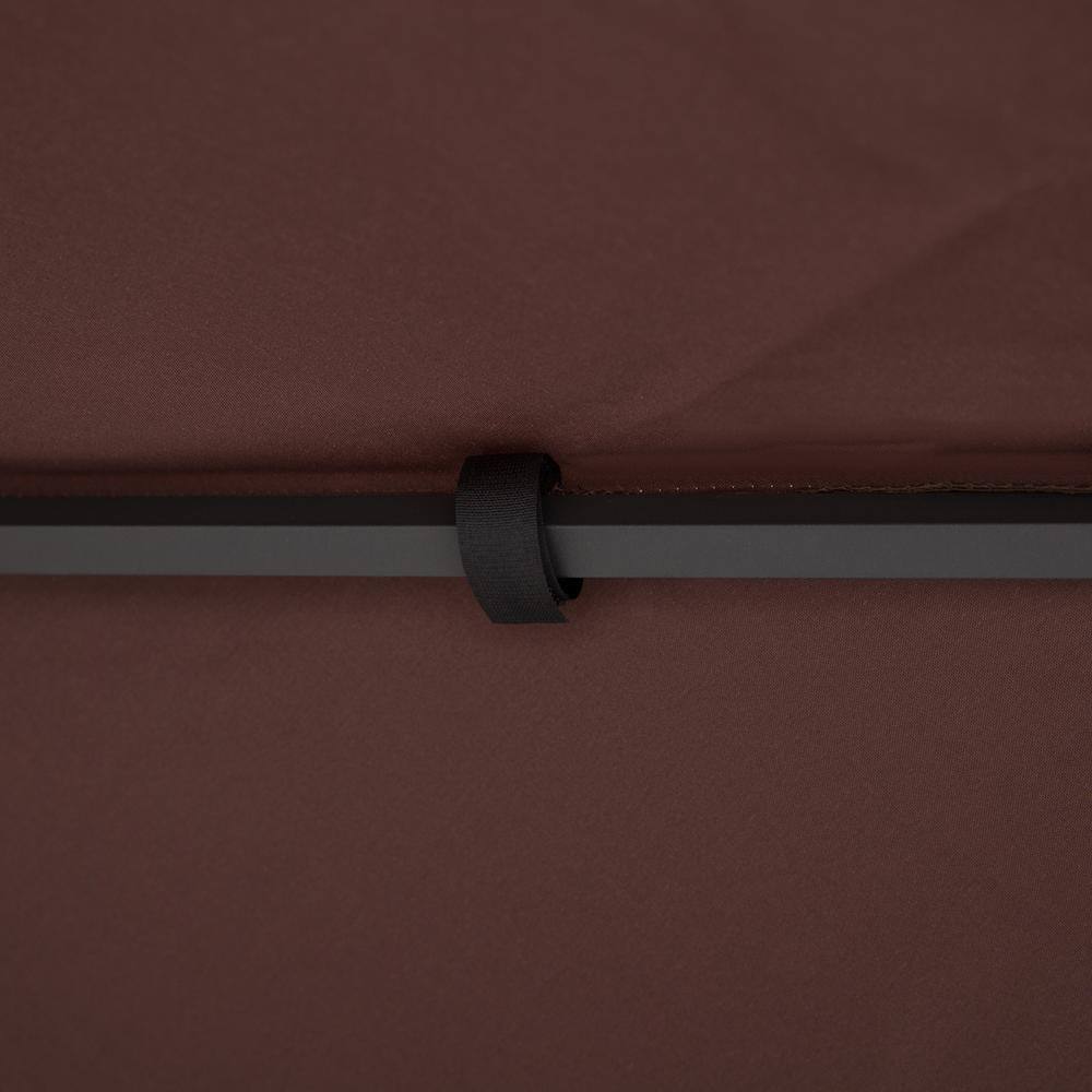 Coffee Polyester 2-Tier Replacement Canopy for 10' x 10' Gazebo