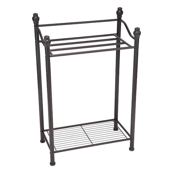 ORGANIZE IT ALL Belgium Towel Rack Tower in Oil Rubbed Bronze