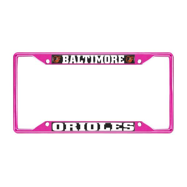 FANMATS Universal Fit MLB - Baltimore Orioles License Plate Frame ...