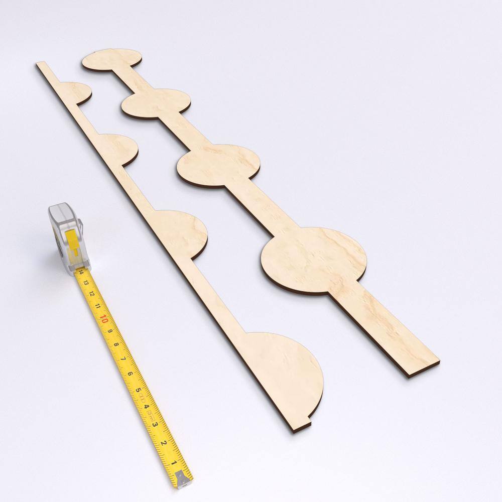 Bridgeport Birch Adjustable Decorative Wood Slat Wall Panel Kit
