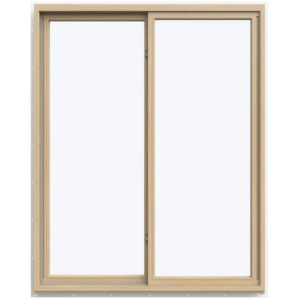 47.3125 in. x 59.5625 in. W-5500 Left-Hand Sliding Wood Clad Window