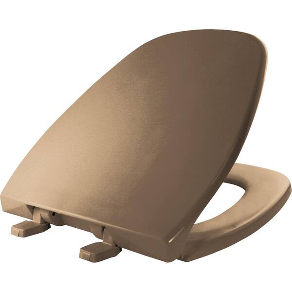 BEMIS Elongated Closed Front Toilet Seat in Sand