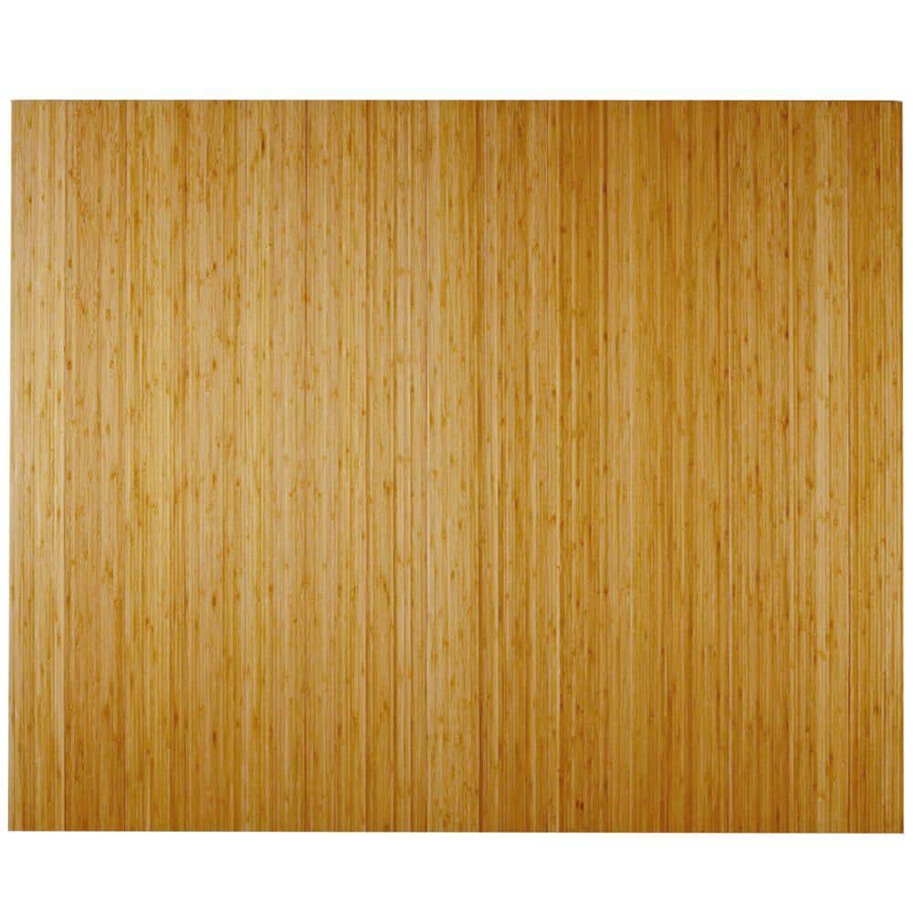 Realspace Bamboo Chair Mat 36 W x 48 D 316 Thick Natural - Office