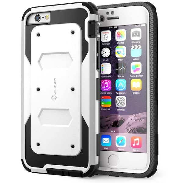 Unbranded i-Blason Armorbox Full-Body Protective Case for Apple iPhone 6/6S Plus 5.5 Case, White