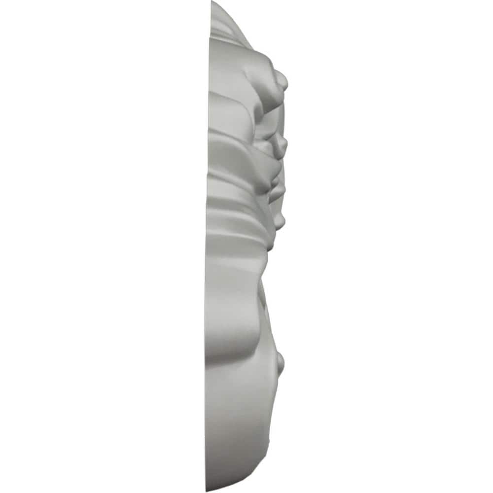Primed Polyurethane Acanthus Center Onlay, 10.625" x 5.25"