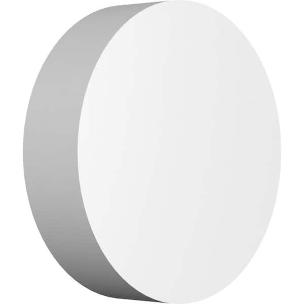 Ekena Millwork 3-in W x 3-in H x-3/4-in P Standard Grayson Rosette with Square Edge (2-Pack)
