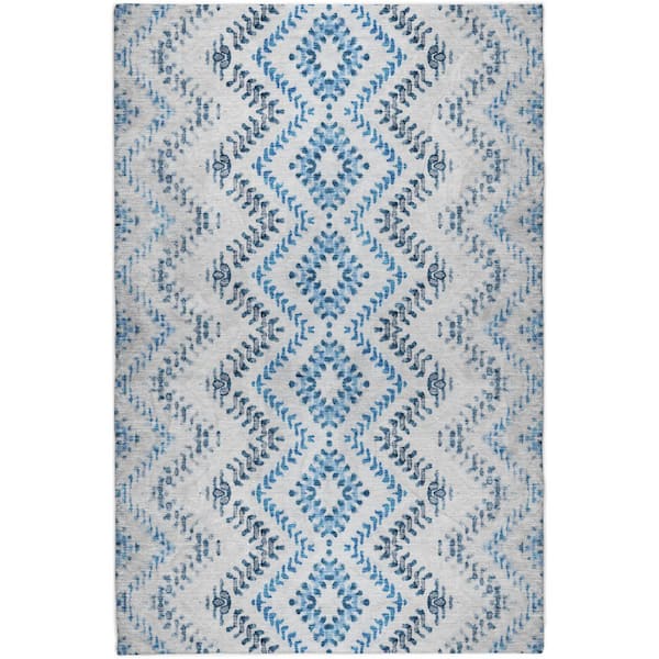 Dream Shag Premium Machine Washable Abstract ADS684 Aloe 2 ft. x 7 ft. Runner Rug