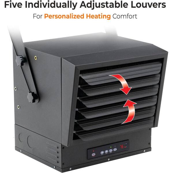 thumbnail image 2 of KEN BROWN 7500W Electric Garage Heater, Digital Fan-Forced Ceiling Mount With Remote 2 of 9