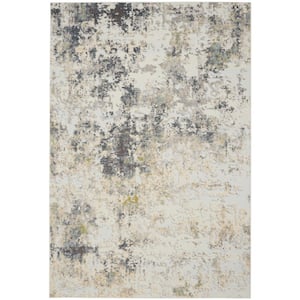 Trance Ivory/Multi 8 ft. x 10 ft. Contemporary Area Rug
