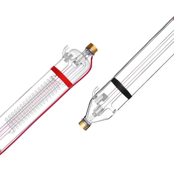 130-Watt CO2 Laser Tube 65 in. Length 3.1 in. Dia Borosilicate Glass Laser Cutter Tube for Cutting Machine