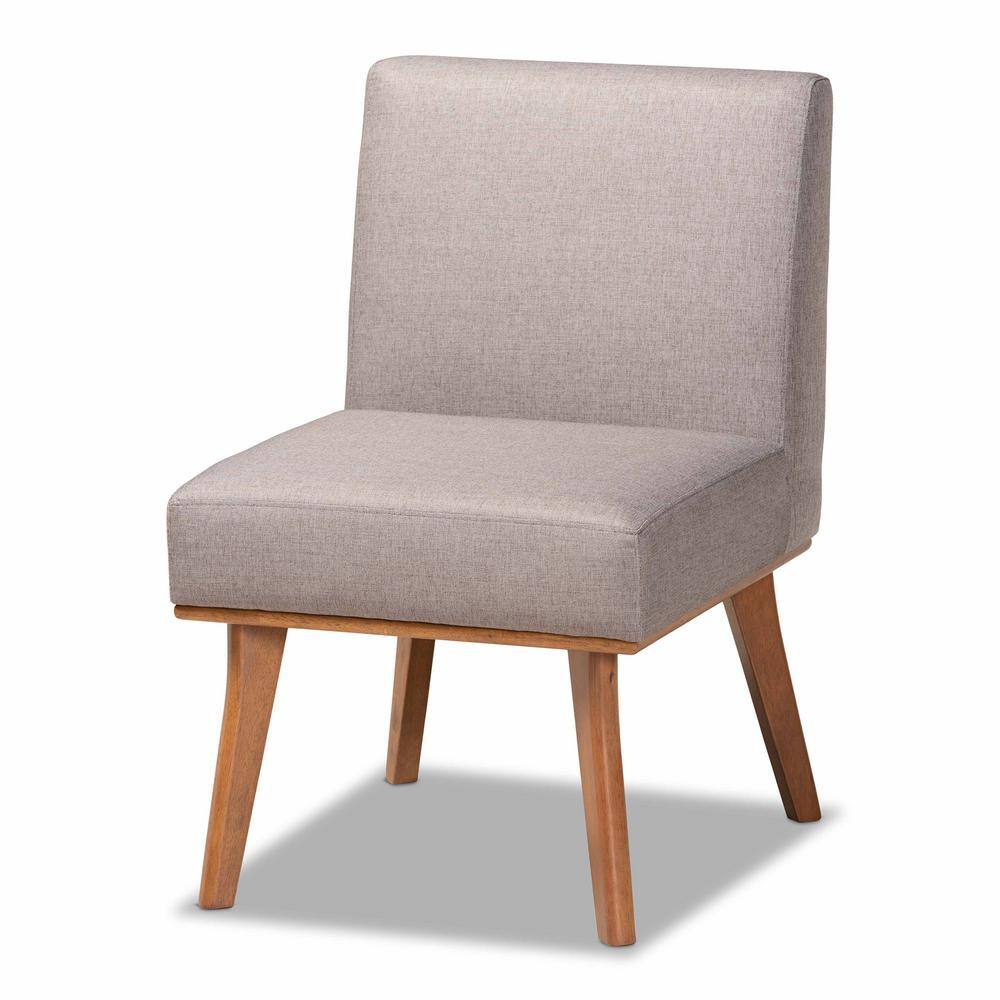 Odessa Mid-Century Modern Walnut Brown 5-Piece Dining Nook Set