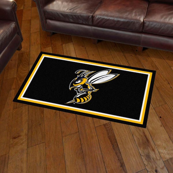 FANMATS Montana State Billings Black 3 ft. x 5 ft. Plush Area Rug 33340 -  The Home Depot