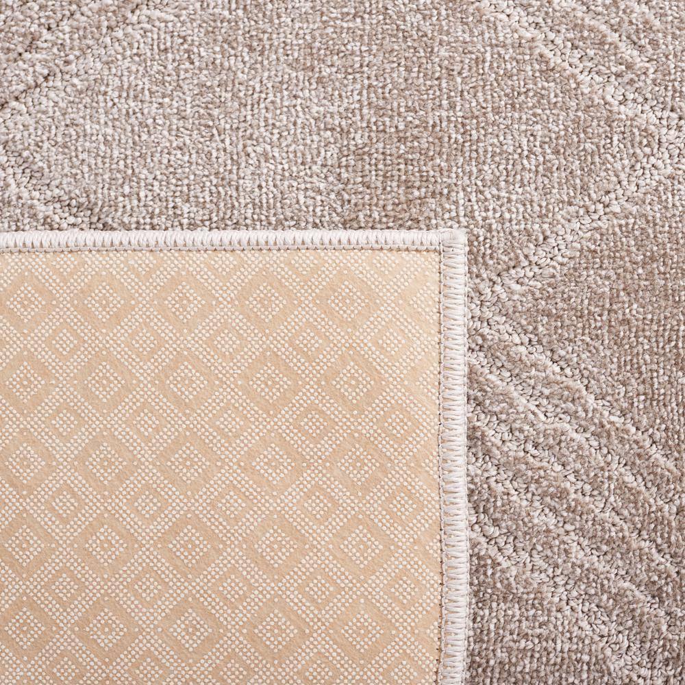Beige Rectangular Hand-knotted Synthetic Area Rug