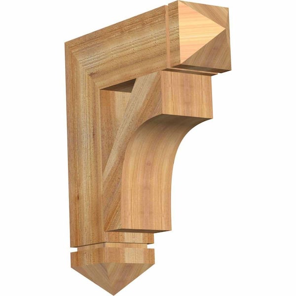 Ekena Millwork 6 in. x 26 in. x 22 in. Western Red Cedar Westlake Arts and Crafts Rough Sawn