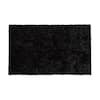 Laura Ashley Butter Chenille 20 in. x 34 in. Navy Blue Bath Mat LAB015384 -  The Home Depot