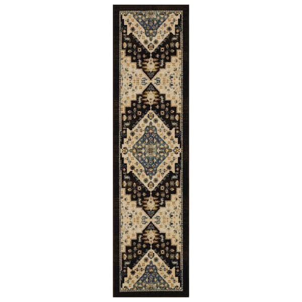 Mohawk Home Kayser Brown 2 ft. x 8 ft. Runner Rug