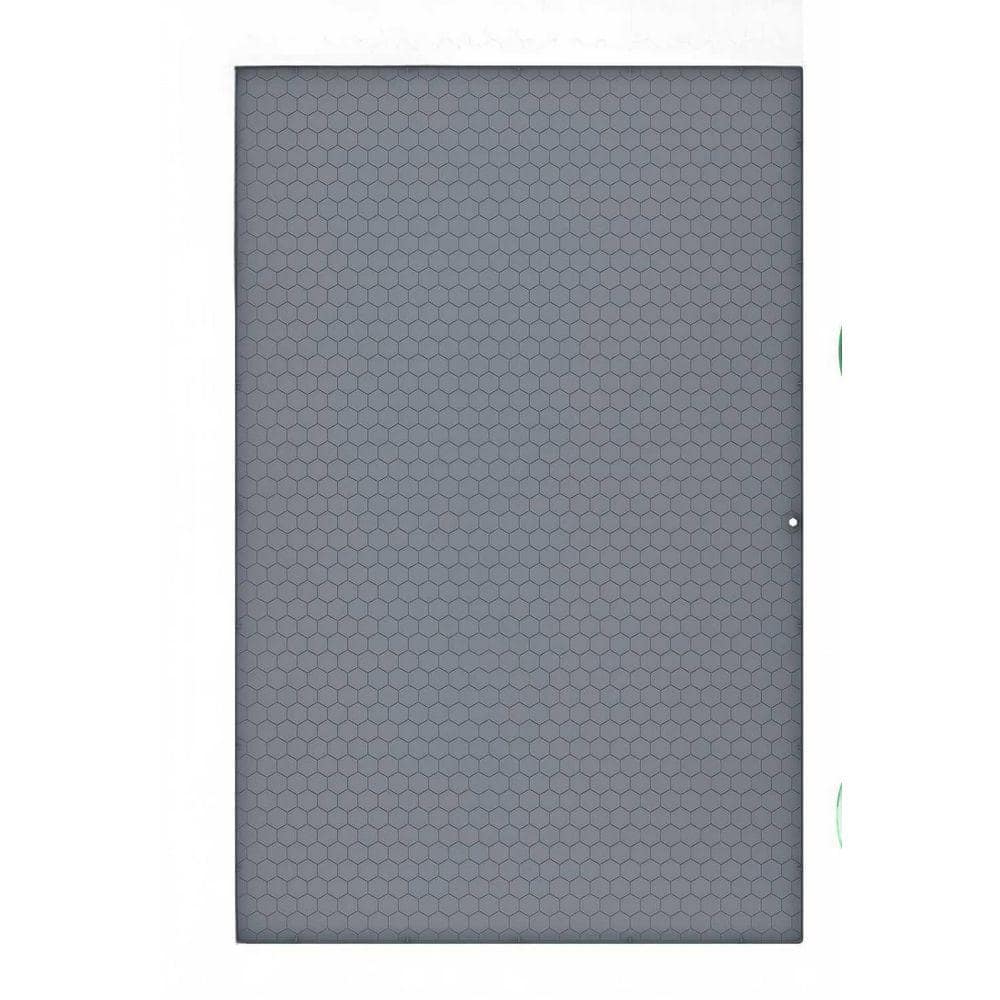 Gray Silicone Mat 22 in. D x 34 in. L Stain Resistant Under Sink Protector Drying Mat Drawer and Shelf Liners (1 Pack) price history on PriceWatchPro