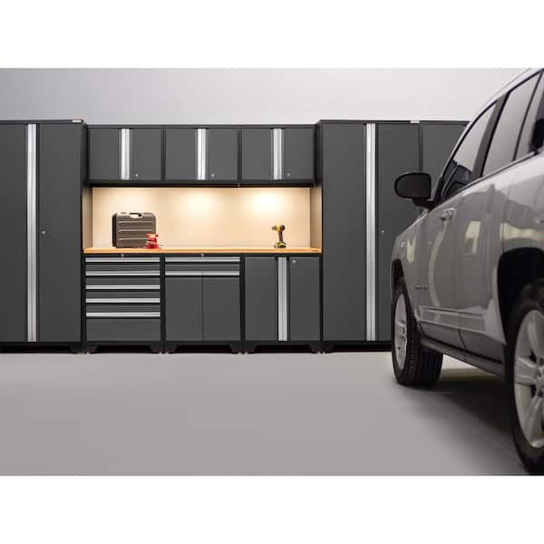 NewAge Products 6-Cabinets Steel Garage Storage System in Charcoal