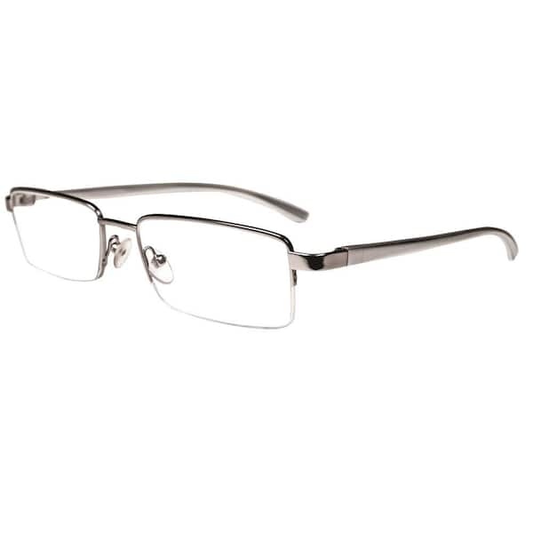 Magnifeye Reading Glasses Modern Silver 1.5 Magnification