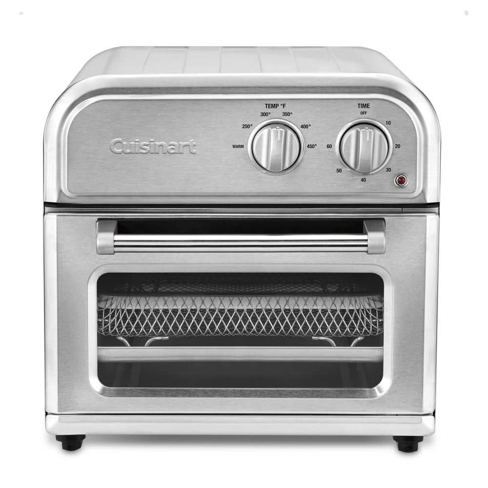 Cuisinart Stainless Steel Air Fryer Toaster Oven with Fry Basket TOA-65 -  The Home Depot