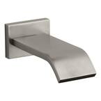Loure Wall-Mount Bath Spout in Vibrant Brushed Nickel