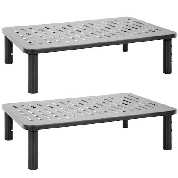mount-it! Adjustable Monitor Risers for an Ergonomic Workplace (Set of 2)