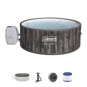 7-Person 180-Jet Inflatable Hot Tub with Cover, Pump and 2 Filter Cartridges