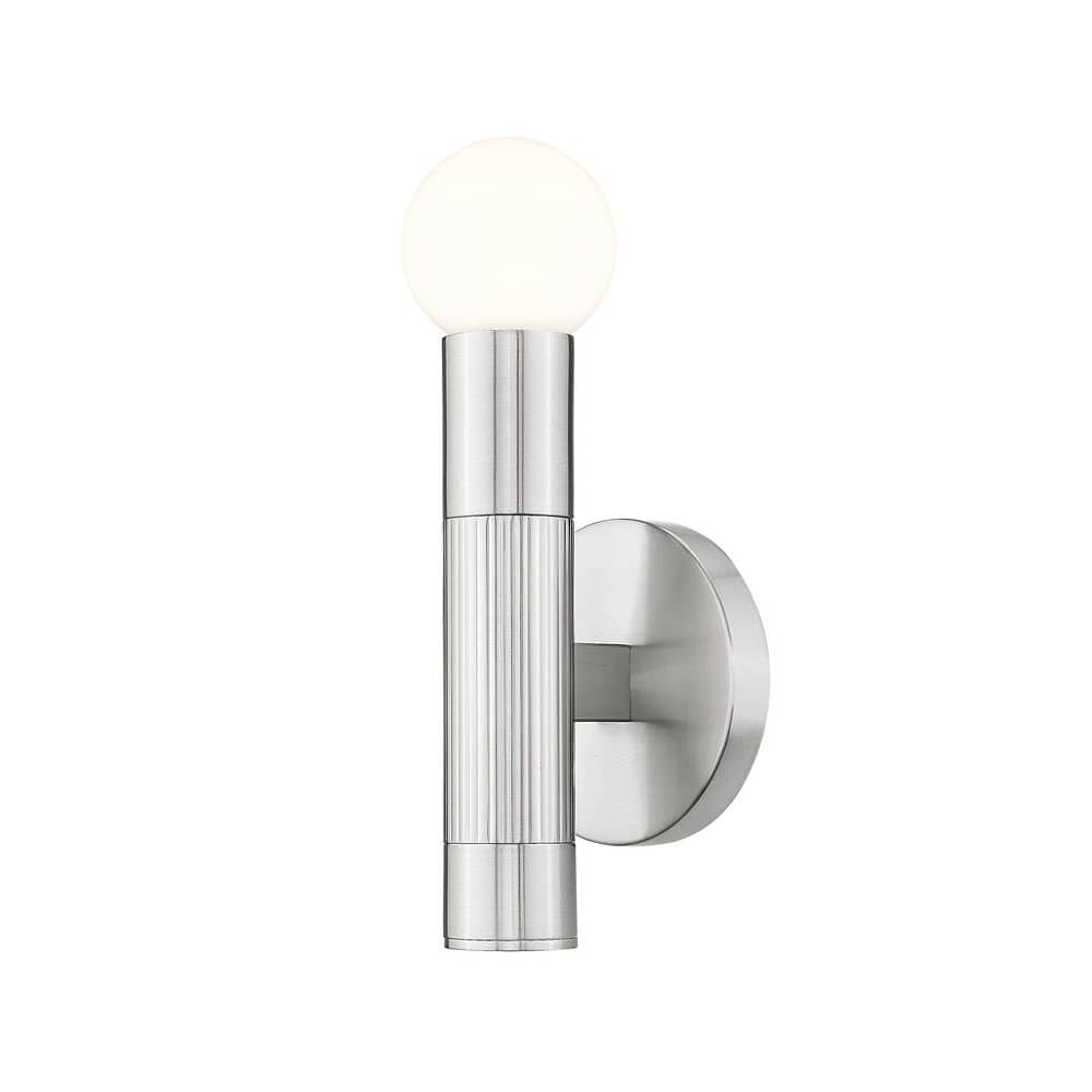 Stari 1 Light Brushed Nickel Wall Sconce with No Shade price history on PriceWatchPro