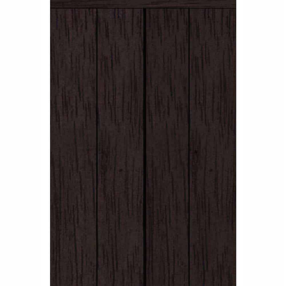 78 in. x 96 in. Smooth Flush Espresso Solid Core MDF Interior Closet Bi-Fold Door with Matching Trim price history on PriceWatchPro