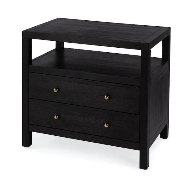 Butler Specialty Company Nora Coffee 2 Drawer 28 in. W Wood Nightstand
