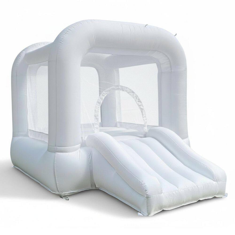 White Bounce House with 64.96x100x74.1in Dimensions, Oxford Cloth Material for Indoor Outdoor Party Use price history on PriceWatchPro