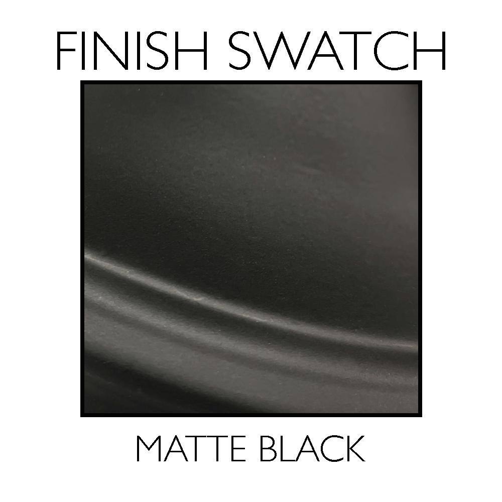 Matte Black Contemporary Wall Mounted Towel Bar, 24-inch