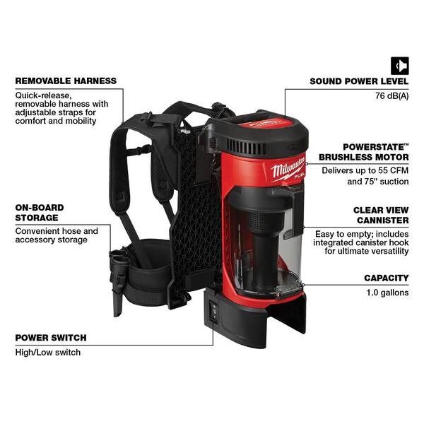 Milwaukee M18 FUEL 18-Volt Lithium-Ion Brushless 1 Gal. Cordless 3 