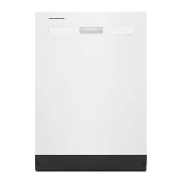 24 in. Top Control Built-In Tall Tub Dishwasher in White with 5-Cycles 55 dBA