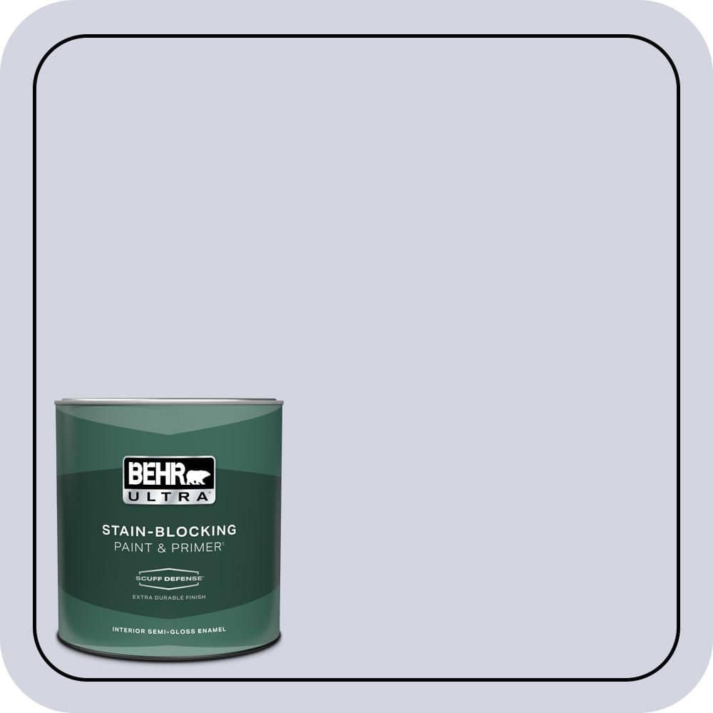 1 qt. #630E-2 Purple Veil Extra Durable Semi-Gloss Enamel Interior Paint & Primer price history on PriceWatchPro