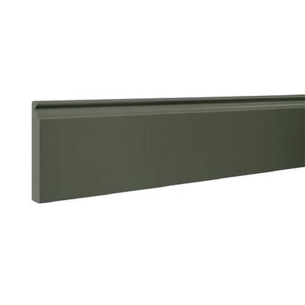 Avondale/Leyton 4.5 in. W x 91.5 in. H Base Moulding in Fern Green